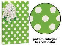 MTBHY New Citrus Lime Green &amp; White Polka Dot Gift Wrap Wrapping Paper 16 Foot Roll