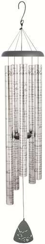 Carson Home Accents Sonnet Wind Chime, Called to Heaven, 55" Long