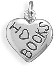 I Love BOOKS Charm