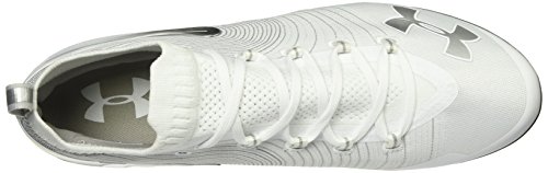 Under Armour Men's Spotlight MC Lacrosse Shoe, 100/White, 10.5