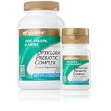 Shaklee Optiflora Prebiotic Complex (Powder) 4.3 Oz, and Shaklee Optiflora Probiotic Complex 30 Capsules (Pack of 2)