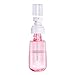 Plastic Spray Bottle for Women, 2oz Empty Travel Bottles Water Misting for Facial Body, Clear Toiletry Sprayer Setting Airless Atomizer Refillable Containers for Perfume Cosmetic Lotion 3 pcs/60ml