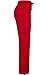 MedPro Women's Contrast Trimmed Solid Medical Scrub Set Mock Wrap Top and Cargo Pants Red & Black M