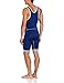 Asics Men's Snap Down Wrestling Singlet (Royal/White)