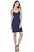 Coreal Full Slip For Women Under Dress Adjustable Spaghetti Strap Knee Length Slips Undergarment Nightwear