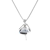 DYbaby Ballet Dancer Pendant Necklace Lively