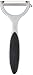 Sunluk Potato Stainless Steel, Kitchen Vegetable Peeler for Fruit, Wide Swivel Blade and Non Slip Grip, y, Silver