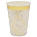 Marble Party Paper Cups 9 Oz Elegant Disposable Beverage Drink Cup 50 Pack Gold Foil with White Grey Marbleized Design for Wedding Birthday Engagement Bridal Baby Shower Tableware Decor Gift Boutique