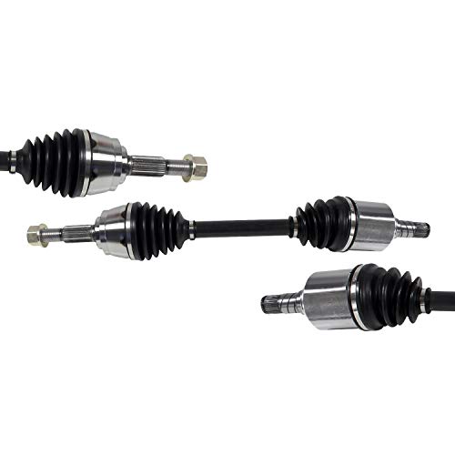 CV Joint Axle Assembly Front Pair Set of 2 CV Axles Fit Nissan Murano S SE Sport AWD 3.5L V6 03-07 Replacement No. NCV53600 NCV53599