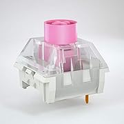 Kailh Box Silent Mechanical Keyboard Switches - Quiet and Guaranteed Authentic (Linear Pink, 70pcs)