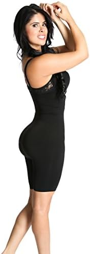 Smok69 Bodysuit Shapers Butt Lifter Thigh Slimmer Tommy Hip Leg Control Straps Covered Back 3 In 1 Bodyshaper Sexy Black L XL