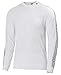 Helly Hansen Men's Lifa Stripe Crew Lightweight Breathable Moisture Wicking Thermal Baselayer, 998 Black - Medium