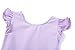 JEE.MDNMD.OO Girls' Flutter Sleeve Skirted Leotard