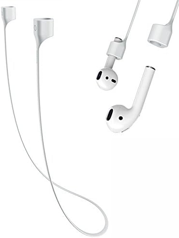 Air pods Strap, Updated Magnetic Adsorption Fashionable Anti-lost Sport Strap for Apple Air pods/ iPhone 7 / iPhone 7 Plus (Greyish white)