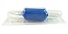 ITATOO® 25pcs 25mm 1 Inch 14 RL Silicone Soft Blue Disposable Tattoo Tubes Grips with 14 Round Clear Long Tattoo Tips for Liner Shading Tattoo Needles 13RS 13RL 14RS 14RL (14RT)