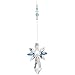 Woodstock Chimes Woodstock Rainbow Makers Collection, Crystal Guardian Angel, Large (2'') Aquamarine, Large Guardian Angels Crystal Suncatchers for Outdoor, Patio, Home or Garden Décor (CALAQ)