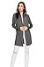 EttelLut - Women's Long Cardigans Wrap Sweater - Regular and Plus Size - LL Charcoal XX-Large