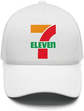 JIAJIAJIAN Casual 7-Eleven-Logo- Printing Plain Twill Snapback Cap for Little Boys Girls