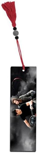 Eclipse Bookmark: Jacob and Bella on Bike and Movie Logo with Red Tassel and Beads by NECA Twilight Saga