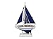 Hampton Nautical Pacific Sailer Blue/Blue Sails 9
