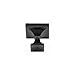 goldenwarm 25 Pack Black Cabinet Knobs Matte Square Drawer Knobs Black Cabinet Hardware for Kitchen Bathroom Zinc Alloy Handle and Pulls