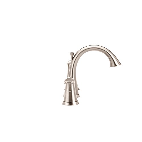 Delta Faucet Lahara Widespread Bathroom Faucet Brushed Nickel, Bathroom