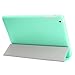 BESDATA Ultra Thin Magnetic Smart Cover (Wake/Sleep Function) & Clear Back Case for iPad Mini 2 / Mini 3 (with Retina Display) + Screen Protector + Cleaning Cloth + Stylus (Mint Green)