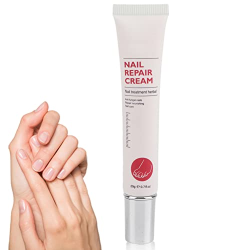 Nail Repair Cream, 20ML Nail Cream Repair, Nail Strengthener, Finger Toe Nail Care Cream for Men and Women Home Use