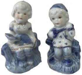 blue boy porcelain figurine