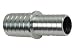 ICT Billet 5/8" to 3/4" Inch Hose Barb Splice Coupler Reducer Repair Fitting Adapter Connector Radiator Coolant Intercooler Heat Exchanger Fluid Designed & Manufactured in USA Bare Aluminum AN627-11A