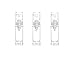6PCS Airless Pump Bottle-Empty Refillable Black Airless Vacuum Pump Cream Lotion Make Up Bottle Toiletries Liquid Container Lightweight Leak Proof & Shockproof Travel Container(Transparent) (10ml)
