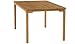 Amazonia Maliana 1-Piece Outdoor Dining Table | Certified Teak | Ideal for Patio and Indoors