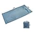 BATEERUN Sleeping Bag Liner Travel and Camping Sheet, Camping Sleep Sack, Envelope Sleeping Sheet Backpack, Outdoor Travel Sheet Blanket Blue,Mediumthumb 1