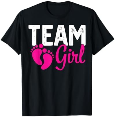 laid.B shower girl tーshirt Amazon.com: Gender Reveal Shirt Team Boy or Team Girl Shirt Women