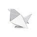 Umbra Origami Bird Ring Holder, Metal Ring Storage and Display for Jewelry, Chrome