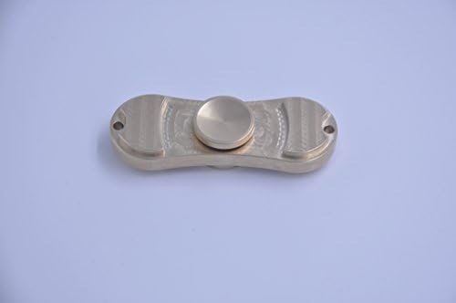 New yisheng Toys Triangular Hand Spinner Titanium alloy Material Professional Finger gyro For Autism and ADHD (Green bronze)