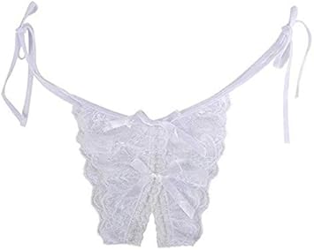 bragas con encaje y abertura