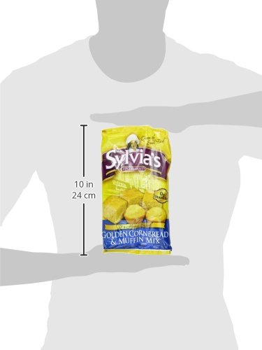 Sylvia's Golden Corn Bread & Muffin Mix, 8.5 Ounce Packages (Pack of 12)