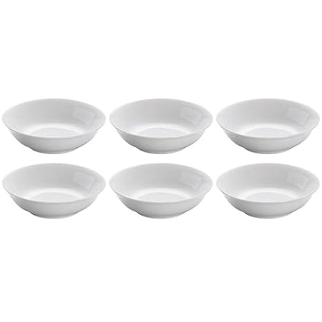Maxwell & Williams 6er Set Müslischalen White Basics Round D. 15cm H. 5cm weiß