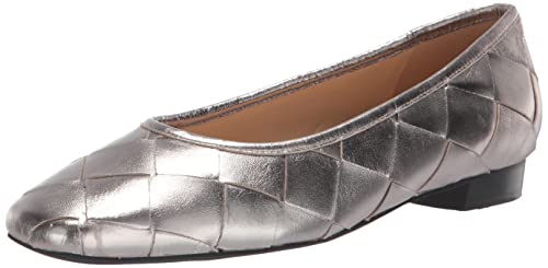 Trotters Women’s Ballet Flat, Pewter, 10.5