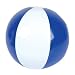 Set of 6 ~ 16'' Beach Balls ~ Blue & White beach ball inflates ~ PATRIOTIC BEACH BALLS ~ Pool Decor Beach Favor Water Play Fun Outdoor Birthday Party by RIN