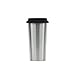 Stainless Steel - Hot or Cold Drink Tumbler - Double Wall Insulated with Silicone Sip Lid - 16oz.