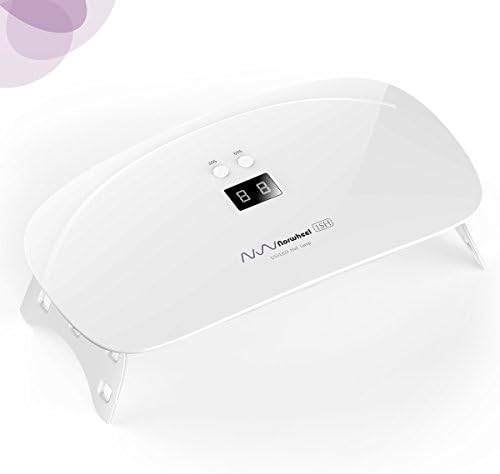 Norwheel 24W LED UV Nail Dryer Curing Lamp for Fingernail &amp; Toenail Gels Based Polishes, Eye and Skin Friendly