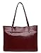 Covelin Women's Handbag Genuine Leather Tote Shoulder Bags Soft Hot Wine red