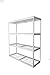 SafeRacks 2'D x 6'W x 7'H Garage Shelving Unit - White - Steel Garage Storage Rack 500 Pounds Per Shelf