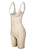 Amazingjoys Women's Open Bust Bodysuit Seamless Body Shaper Tummy Control Shapewear, Beige, Large (US SIZE 8-10)