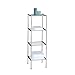 Organize It All 4 Tier Chrome Freestanding Bathroom Storage Shelf