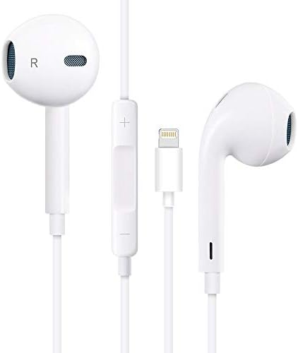 Earphones,with Microphone Earbuds Stereo Headphones and Noise Isolating Headset Made Compatible with iPhone XS/XR/X/8/7 Earphones