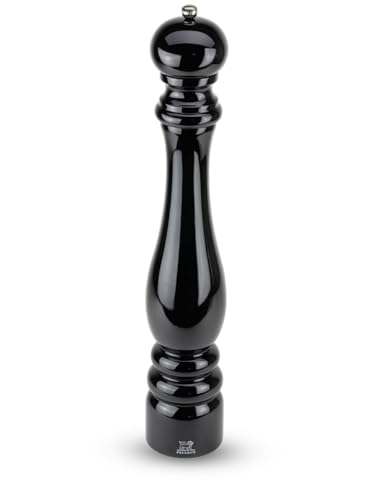 PEUGEOT - Paris 50 cm Pepper Mill - Classic Grind System - Made with PEFC Certified Wood - Lifetime Guaranteed Mechanism - Made in France - Black Lacquered Colour