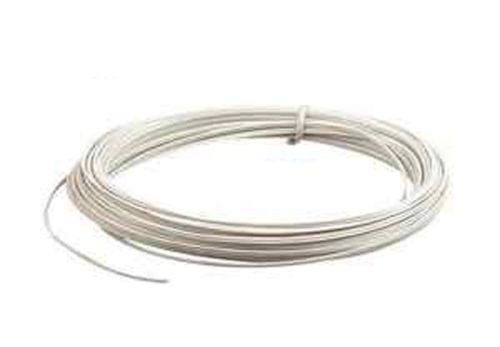 electrosmart 20 Meter White Flat 2x Solid Core Flexible Door Bell Wire - Ideal for Door Bells Intercom Phone Entry Systems etc